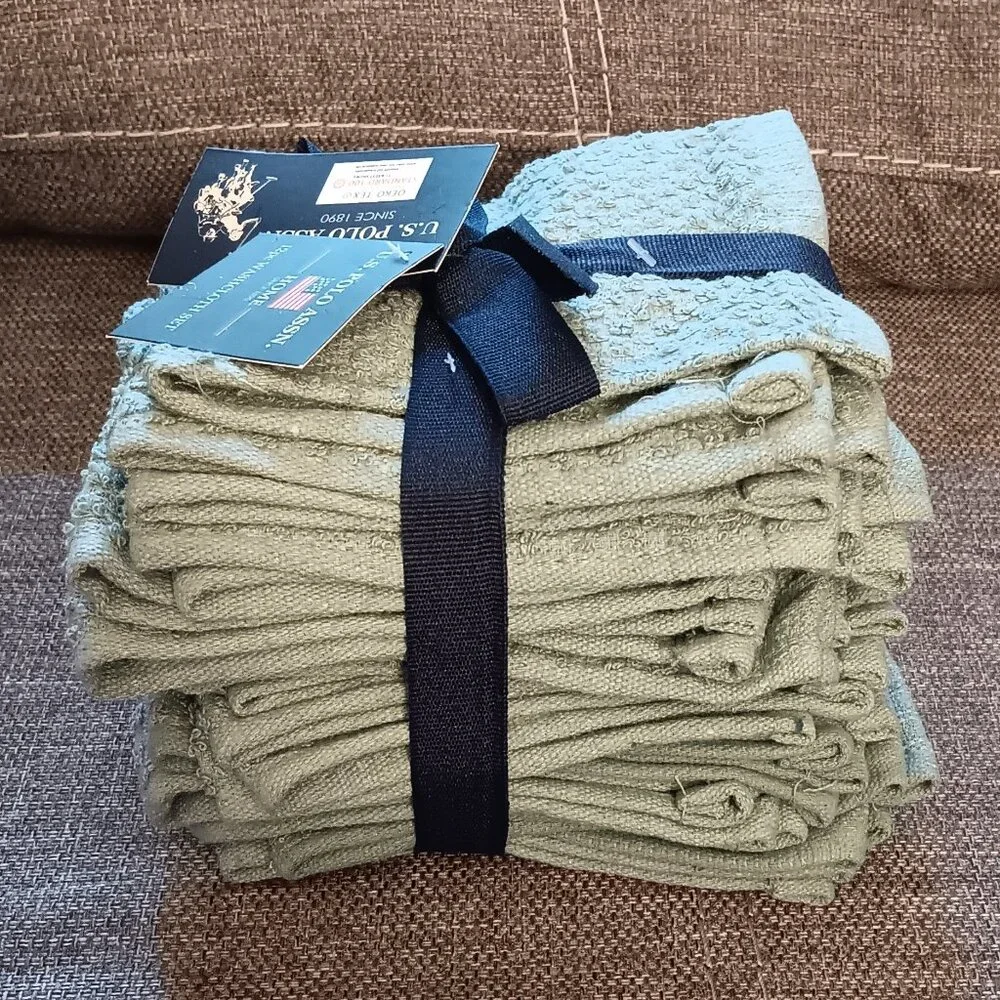 U.S. POLO ASSN. Wash Cloths (12 piece)